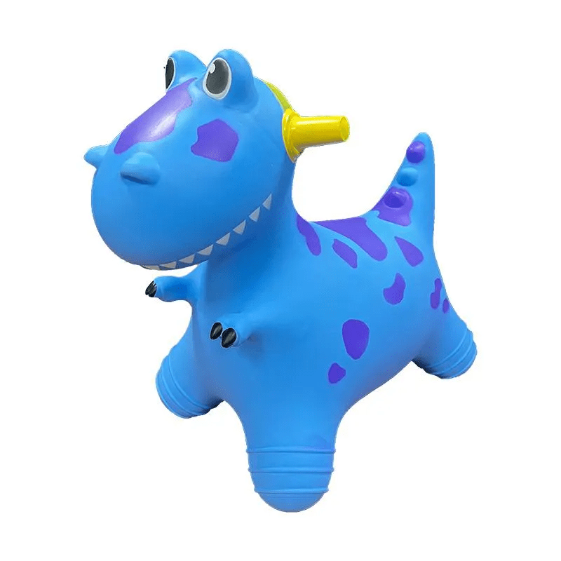 Bouncy Hopper Dinosaur – Blue Inflatable Ride-On Toy for Toddlers