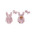 thumbnail image 2 of BemeyourBBs Baby Girls Thanksgiving Romper Embroidery Jumpsuits Headband, 2 of 9