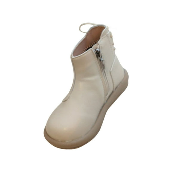 NOKIO Girls' Low-Cut Martin Boots irls' Round Toe Martin Boots Girls' Zip-Up Martin Boots Girls And Boys Children's Casual Shoes Mesh Soft Sole Breathable Sports Short Boots