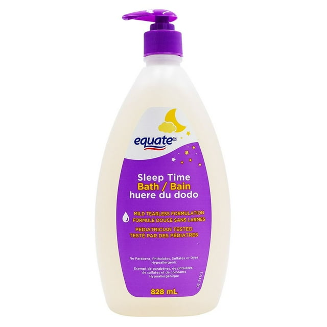 Equate Baby Sleep Time Bath, 828 ml