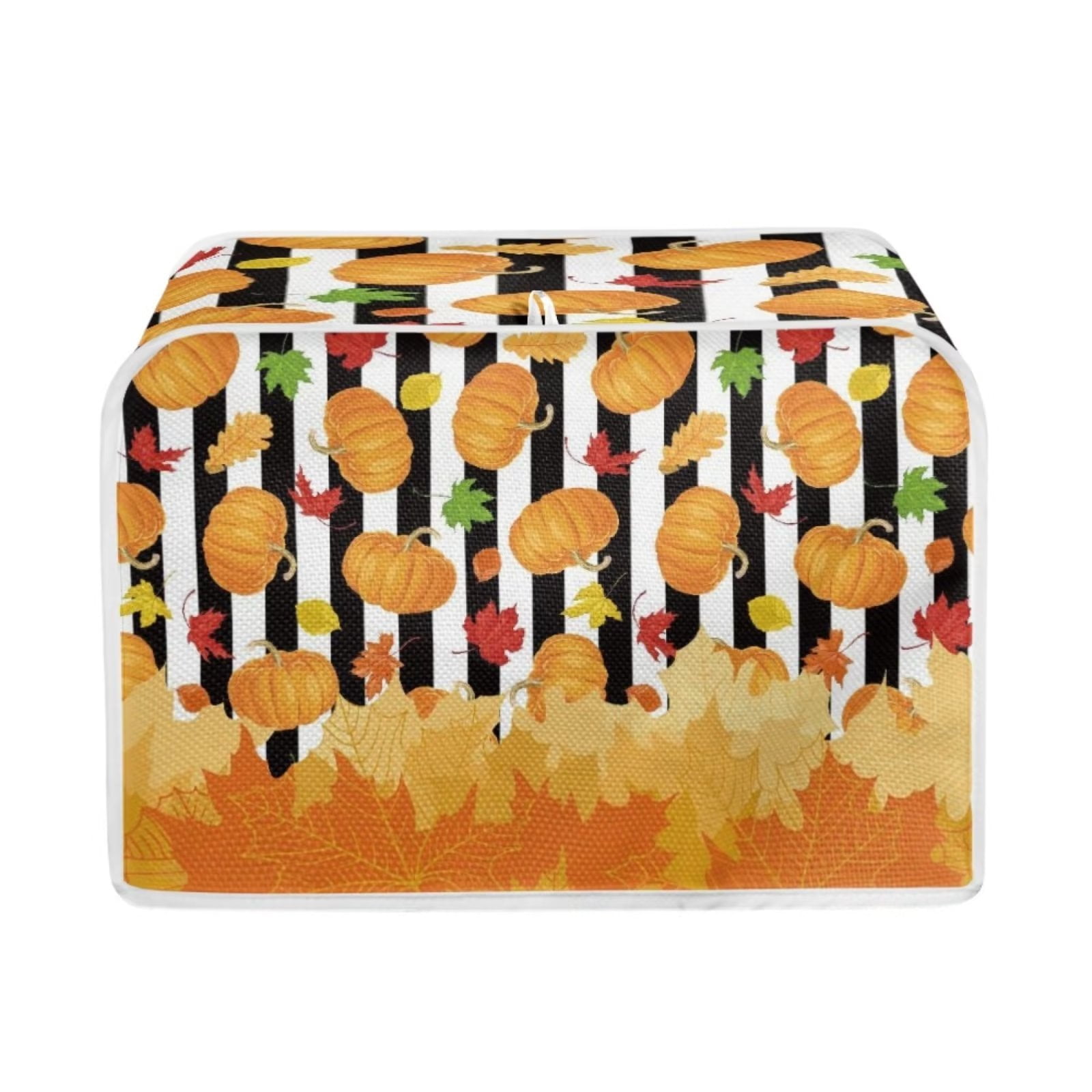 Binienty Fall Maple Leaves Toaster Cover 2 Slice Wide Slot Large