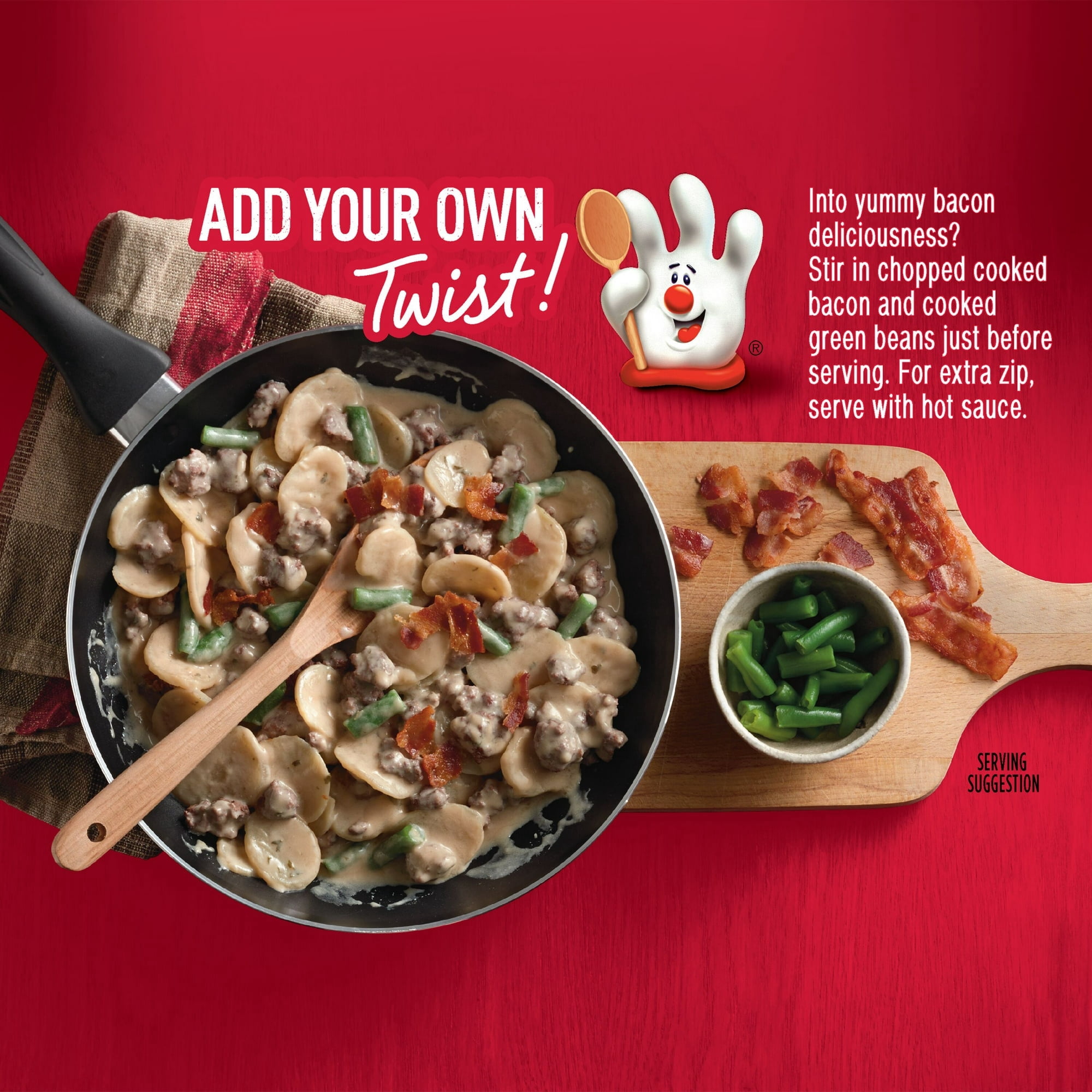 Hamburger Helper Potato Creamy Stroganoff, 5 Ounces Box