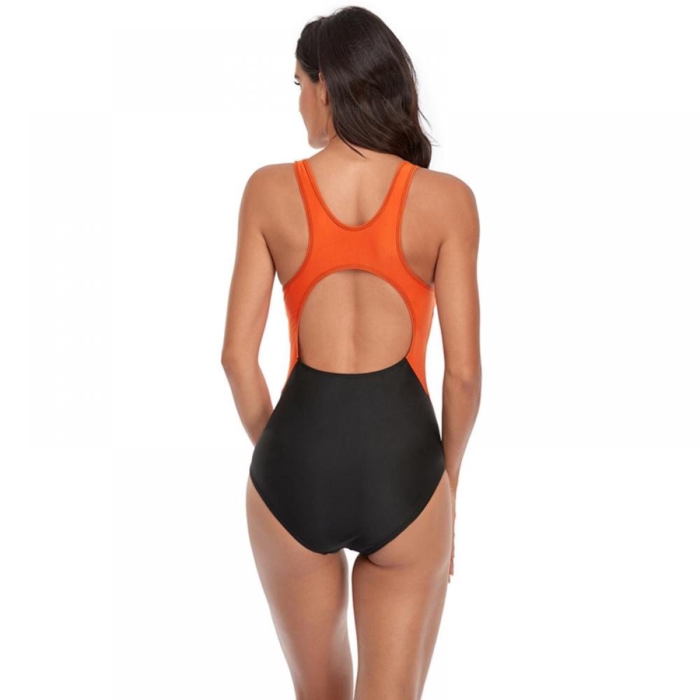 TINKER New Ladies Slim One-piece Swimsuit Summer Training Sports Ladies Swimsuit - image 4 of 7