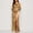 1#Pink, variant on Formal Dresses for Women Satin V Neck Sleeveless Cocktail Wedding Guest Maxi Dress Pleated High Waist Wrap Split Evening Gowns Brown XL