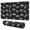 Black Cartoon Dinosaurs-1, variant on Long Mouse Pads for Desk,Black Cartoon Dinosaurs Infos Pattern Desk Mats on Top Of Desks, Desk Mouse Pad Extra Large with 3mm Non-Slip Base and Stitched Edge for Gaming,Office,Work,Home 31.5"x11.8"