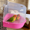 Curated visual reference: Fresh Look at Acdanc Bird Bath Cage Cleaning Pet Supplies Bird Bathtub With