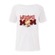 thumbnail image 3 of Blusa con estampado de cuello Rounk informal para mujer con estilo, camiseta de manga corta ahuecada, Tops de verano OAVQHLG3B Store  lin121212, 3 of 4