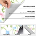 thumbnail image 3 of Ryvnso Flowers Checkered Dish Drying Mat for Kitchen Countertop 18x24 Large Dish Pad Drainer Rack Dish Sink Mats, 3 of 7