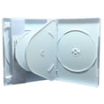 thumbnail image 3 of (104) CheckOutStore Premium Multi Disc with Patented M-Lock Hub DVD Cases (6 Disc - White), 3 of 3
