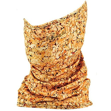 Sun Wind Light Fishmasks Single Layer Neck Gaiter - Lightweight, Fishing Protection From Sun, Wind And Moisture - Made In USA - UPF 50+ Moisture-Wicking Fabric - Cork ()