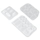 thumbnail image 2 of Moldes de fundición para joyería, fácil de desmoldar, tienda limpia, buena elasticidad, resistencia al desgarro, colgantes, molde de silicona con agujero, 3 uds., 2 of 5