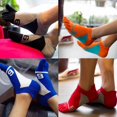 thumbnail image 5 of Men's Cotton Toe Socks Five Finger Socks No Show Crew Athletic Socks for Running 5 Pairs, 5 of 5