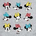 thumbnail image 3 of Disney - Mickey & Friends - Minnie Mouse - All the Expressions of Minnie - Men's Crew Neck Fleece Pullover, 3 of 5