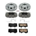 thumbnail image 2 of PowerStop Front Stock Replacement Brake Pad and Rotor Kit with Calipers Fits: TOYOTA Select Models KCOE137, 2 of 5