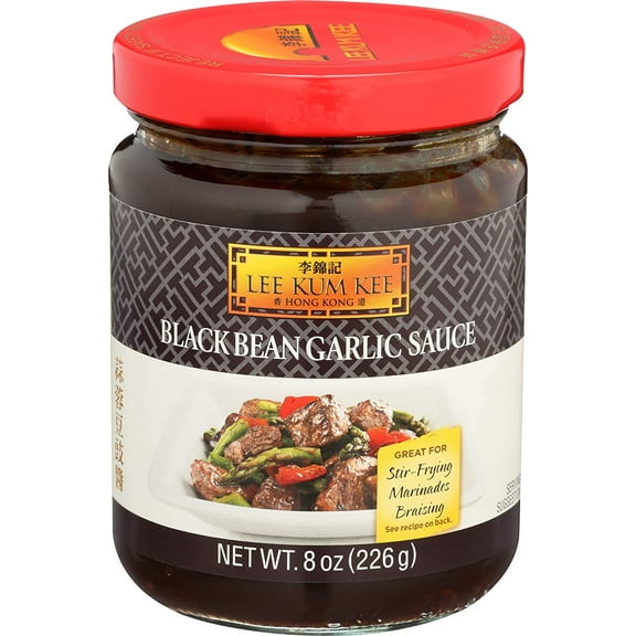 Lee Kum Kee Black Bean Garlic Sauce, 8-Ounce Jars (Pack of 4)