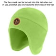 thumbnail image 4 of BASSDASH Soft Fleece 2-in-1 Hat with Ski Mask Ear Flap Fishing Hunting Beanie for Men Women Cold Weather, 4 of 6