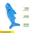 thumbnail image 2 of Kitty Ka-Zoom Shark Kicker High Potency Refillable Plush Catnip Cat Toy, 2 of 6