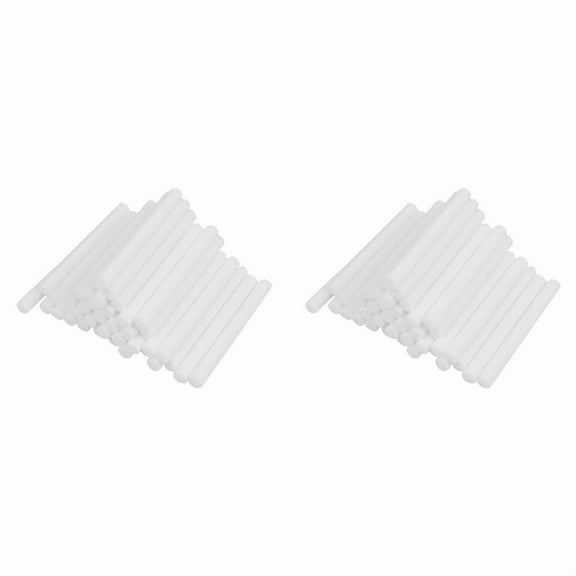 80Pcs Humidifier Filter Replacement Cotton Sponge Stick 8mmx8cm for USB Humidifier Aroma Diffuser Mist Maker,80 x Sponge Sticks,White