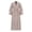 Khaki, variant on Women Chiffon Dresses Open Front Cardigan Maxi Long Dress Loose Solid Color Plus Size Long Sleeve V-neck Dress Belt Dress