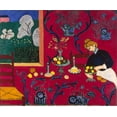 thumbnail image 2 of Vintage Apple Collection 17x15 White Modern Wood Framed Museum Art Print Titled - Harmony in Red Matisse, 2 of 4