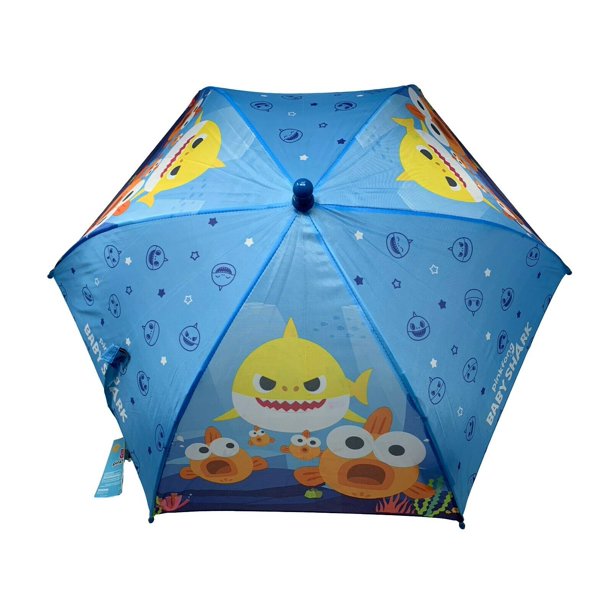 Licensed New Arrive Baby Shark Toddler Kids 21" Umbrella Blue