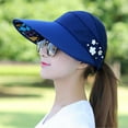 thumbnail image 5 of Dengjunhu Sun Hats for Women Wide Brim Sun Hat UV Protection Caps Floppy Beach Packable Visor, 5 of 8