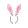 thumbnail image 3 of Swiftyle 4 Pcs Fleece Rabbit Ears Headband Easter Bunny Hair Clip Head Hoops Cute Animal Ears Hair Accessories for Women Party Costume, 3 of 8