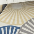 thumbnail image 6 of Nourison Grafix Contemporary Geometric White Area Rug, 6 of 8