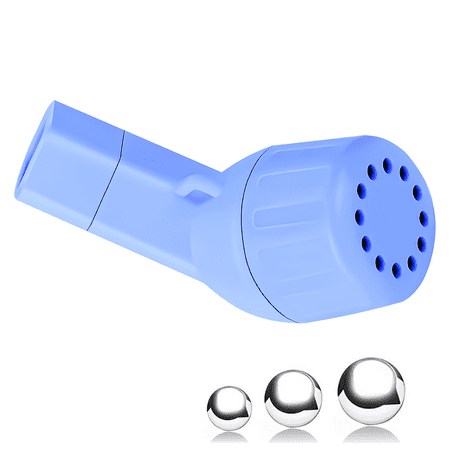 Breathing Exercise Device for Lungs, Lung Expansion and Mucus Relief Device, Portable Expiratory Breathing Exerciser with A Set of Accessories, Breathing Trainer for Lung Cleanse