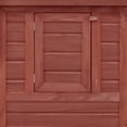 thumbnail image 5 of vidaXL Outdoor Chicken Cage Hen House with 1 Egg Cage Brown Wood, 5 of 6