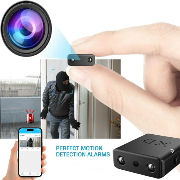 1PCS 4K No Need Wifi Security Camera Mini Home Indoor Outdoor Camera, Smart Home Camera Small Nanny Cam House Office Cameras Mobile Phone APP Remote, Night Vision Motion Detection Cams