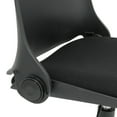 thumbnail image 4 of Studio Designs Folding Back (Space Saving) Modern Swivel Office Task Chair with Height Adjustable Seat, Black, 4 of 17