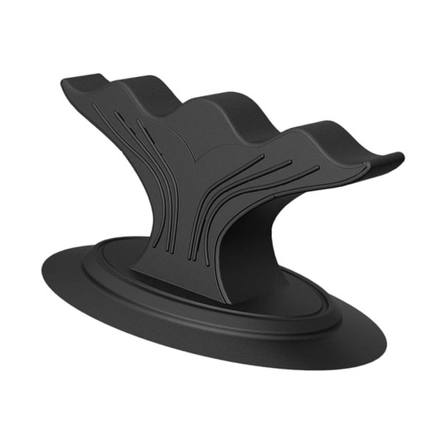Soporte para dedos de silicona, herramienta de ejercicio, soporte ergonómico portátil, herramientas de manicura, para dedos Negro