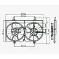 thumbnail image 5 of TYC 620710 Dual Radiator and Condenser Fan Assembly Fits 2003 Nissan Maxima, 5 of 5
