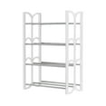 thumbnail image 3 of weibbin Shoe Rack Shoe Rack Storage Organizer With 4 Tiers Metal Shelves For Bedroom Closet Entry Dorm Room, 3 of 6