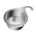 thumbnail image 4 of Cesta de drenaje para fregadero, separador de alimentos secos y húmedos, colador de pasta, cesta de drenaje multifunción de acero inoxidable para Estilo A, 4 of 8