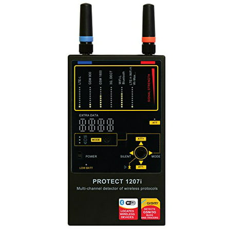 Spy Tec Protect 1207i - Multi-Channel Detector With 30ft Detection
