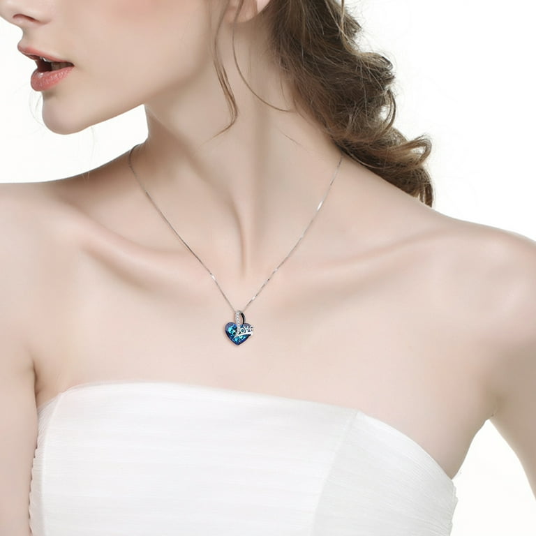 Aoboco swarovski necklace discount
