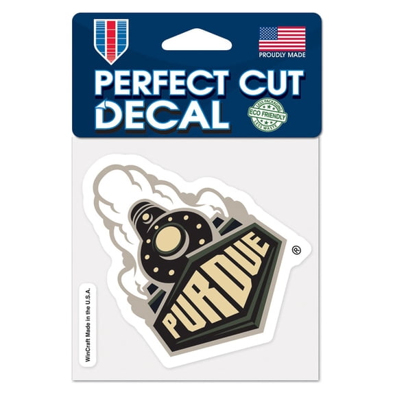NCAA Purdue Prime 4" x 4" Perfect Cut Decal