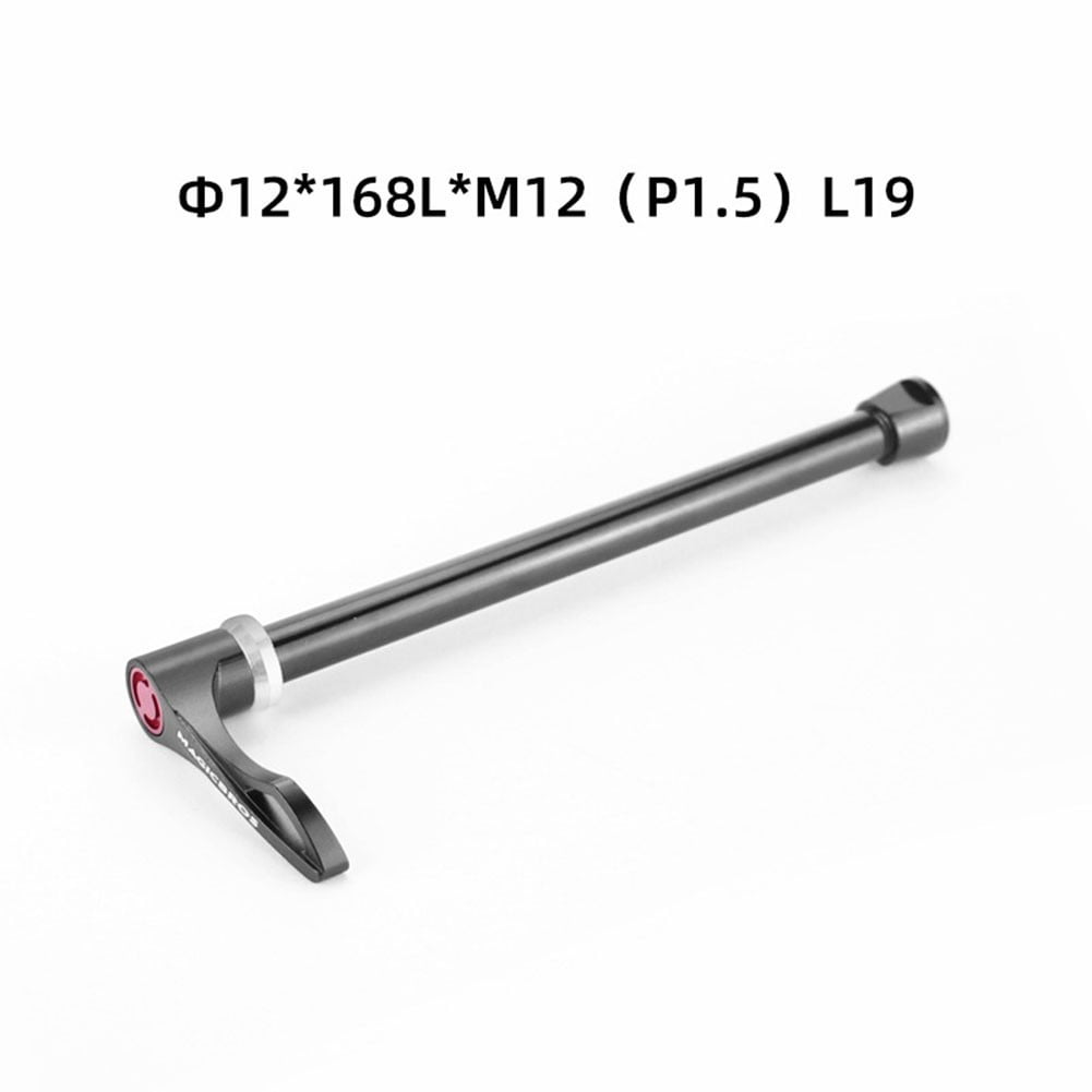 Quick release deals thru axle