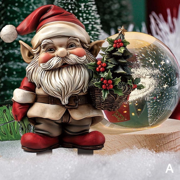 XWSHYW Decoraciones para El Hogar Let The Inserción para Jardín con Muñeco de Nieve y Suave Alegre, Decoración Acrílica para Interiores y Exteriores, Insertos de Suelo para Llevar