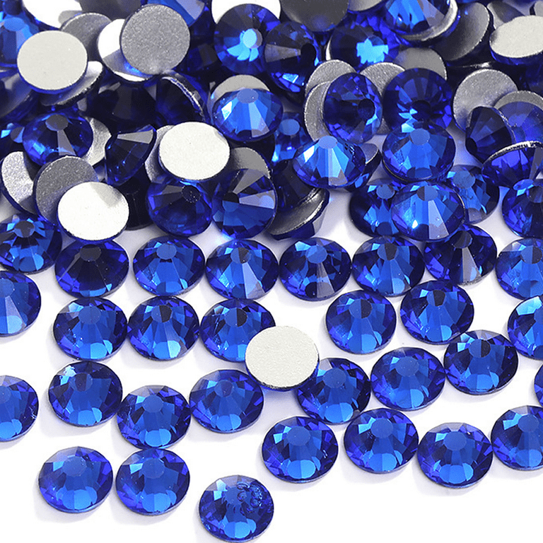 Worthofbest Flatback Rhinestones with Craft Glue for Crafts and DIY, Flat  Back Gems Crystals - Mixed Colors 