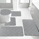 thumbnail image 4 of Set de alfombrillas de baño de espuma antideslizante de 5 piezas alfombras de baño absorbentes de agua blanda lavables a máquina, 4 of 7