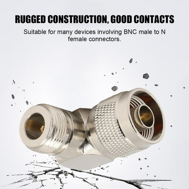 RF Coaxial Adapter Connector,2PCS N Male to Adapter Connector N Adapter Tried and Trusted