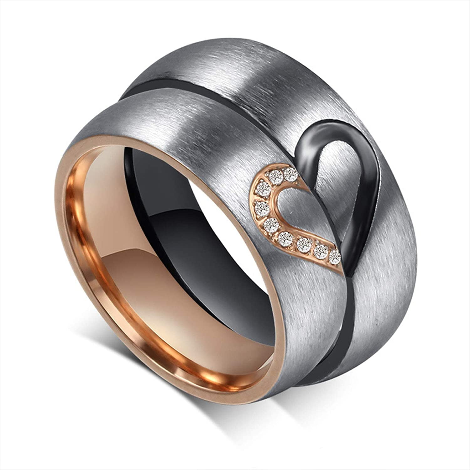 Cubic Zirconia Comfort Fit Rings 