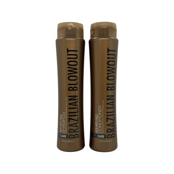 Brazilian Blowout Acai Anti-Frizz Shampoo & Conditioner 12 Oz Set
