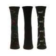 thumbnail image 2 of MeMoi Ducks Bamboo Blend Crew 3 Pair Pack - Womens - Female, 9-11, Crockery, 2 of 4