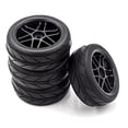thumbnail image 4 of Neumático Irfora RC Drift Tires RC Racing Car Neumáticos 4pcs Reemplazos para 1/10 HSP94123 94122 D5 yokomo RC Drift Car Irfora Neumático, 4 of 7