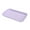 Purple, variant on 8 Inch Rectangular Salad Plate/Appetizer Plate, Stackable Dessert Tray, Small Serving Plates for Salad, Appetizer and More