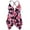 Black&red Floral, variant on Mycoco Women's Front Tie Swim Top Cross Back Tankini Top Flowy Swimsuit Tops